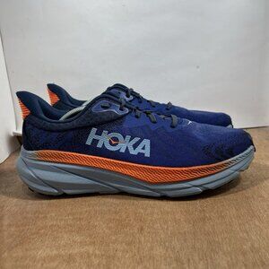 Hoka One One Challenger ATR 7 Mens Size 12.5 Blue Trail Running Shoes Sneaker